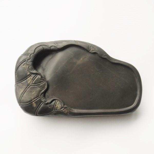 端渓硯 老坑 荷葉硯 132×83×30mm 一点物 すずり : 書道用品 緑風店