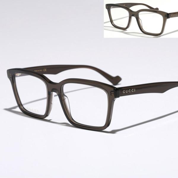 GUCCI（グッチ） メガネ GG0964O メンズ スクエア型 めがね 伊達メガネ