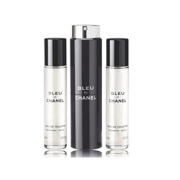 CHANEL（シャネル） ブルー ドゥ トラベル スプレイ EDT 20ml×3 メンズ