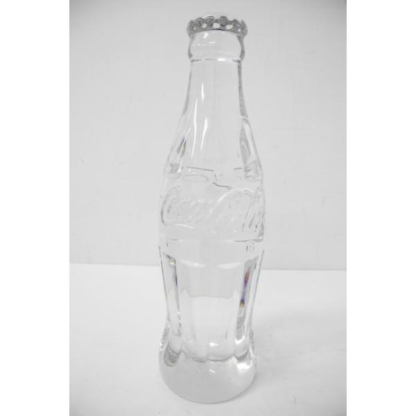 Coca-Cola コカ・コーラ ガラス ボトル 非売品 クリア 透明♪AC4126