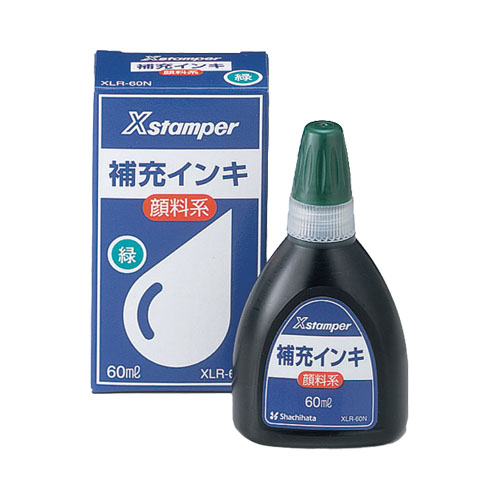顔料系インキ60ml 黒|XLR-60N|商品カタログ|シヤチハタ株式会社