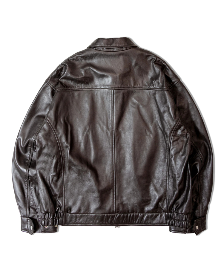 SKOOKUM×JACKROSE】 LAMB LEATHER ZIP JACKET 2025(MENS