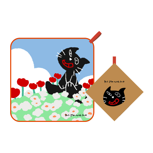 キヨ猫ハンドタオル(オリジナルパッケージ付) | きよねこ屋 -キヨ公式