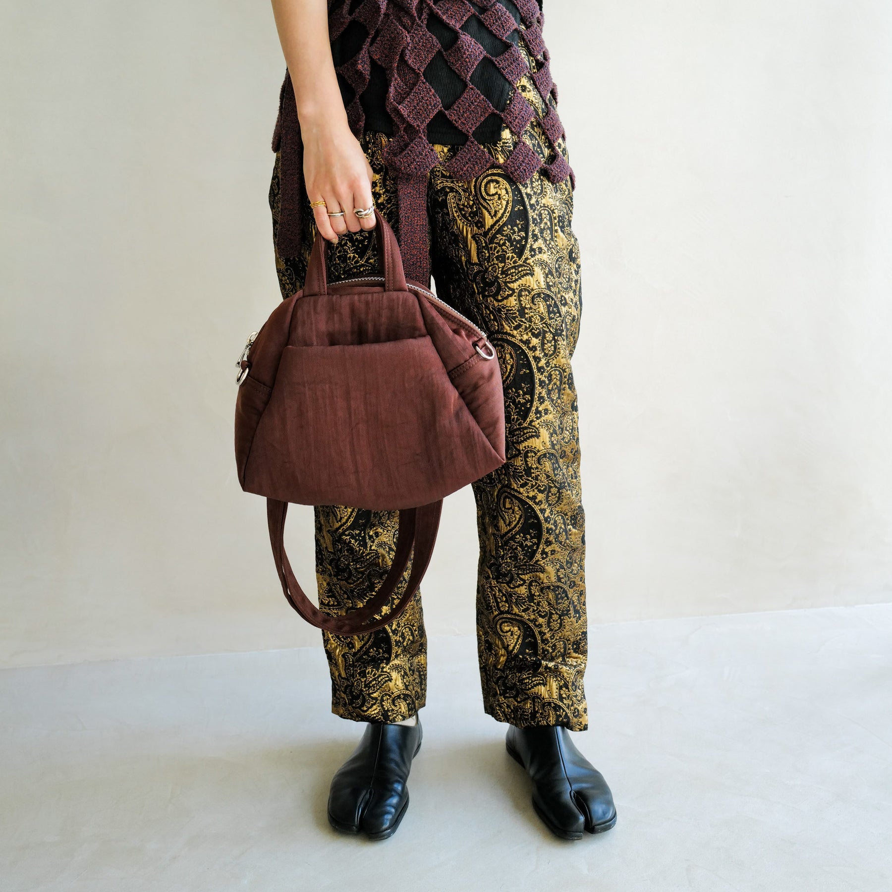 ANNIE PUFFER MINI MADISON BAG / CERATO BRIGHT｜撥水 中綿入り