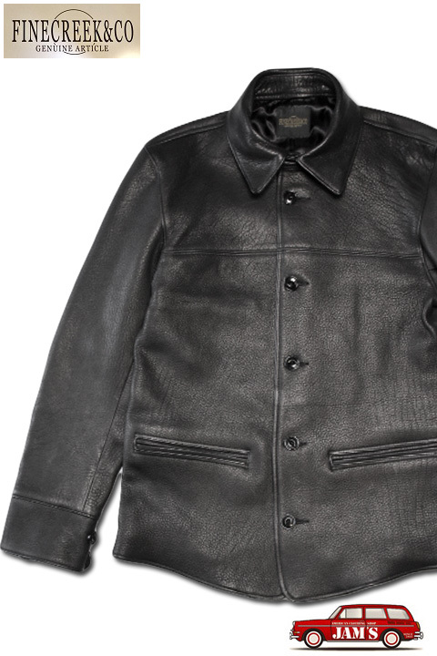 FINE CREEK ＆Co.」30's Leather Car Coat ”Arcadia Deer” ファイン