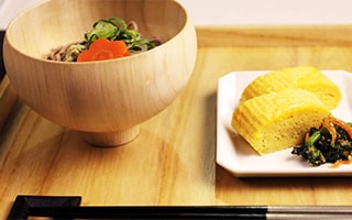 一汁三菜椀 レッド /つむぎ 山中漆器