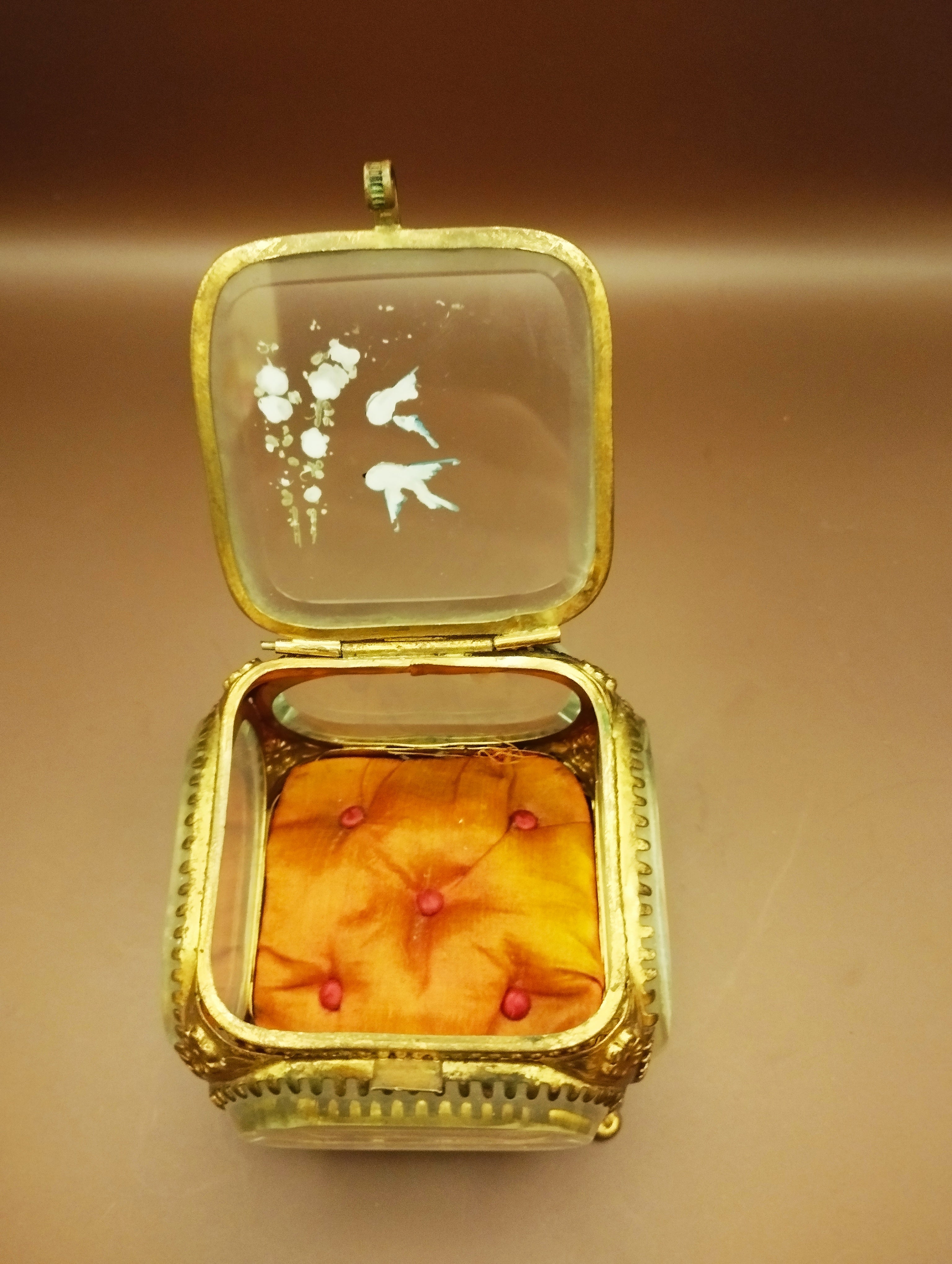 ナポレオン3世時代のジュエリーボックス | 1870年代・ブロンズ×面取り