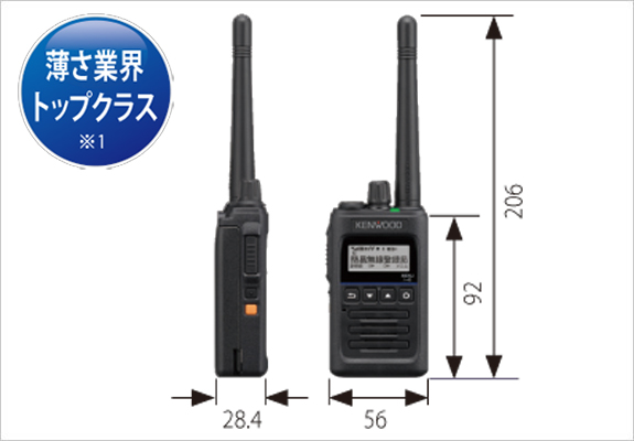 資格不要/登録局対応】ケンウッド ハイパワー・デジタルトランシーバー