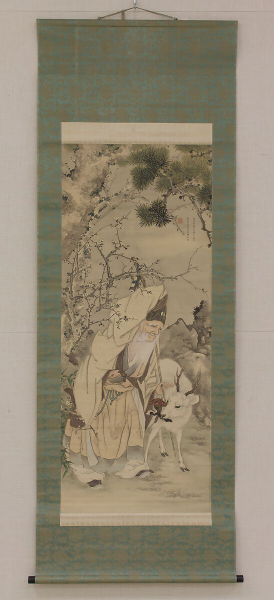 寿老人図 Jurōjin】日本‐江戸時代‐岸駒
