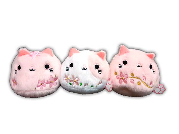 暮らしのおもちゃ箱ジョイポート 桜ねこだんご さくら・とら・みけ