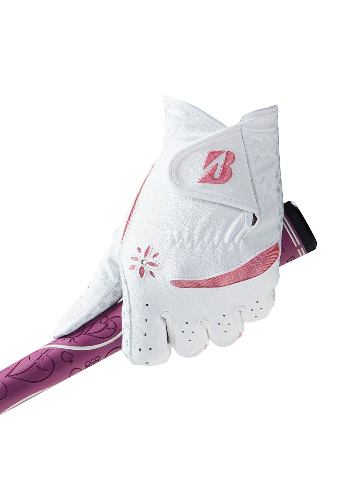 ULTRA GRIP LADY（両手用）(18(18cm) WP(白/ピンク）): ギア