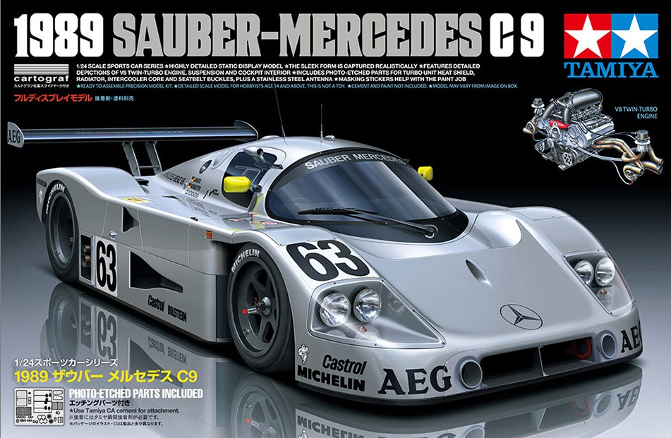 1989 Sauber-Mercedes C9 Tamiya 24359