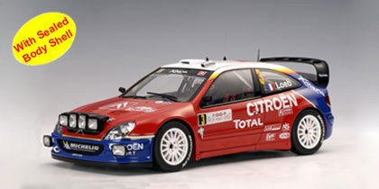 Citroen Xsara WRC 2004 #3 - ダイキャストモデル - AutoArt 80434