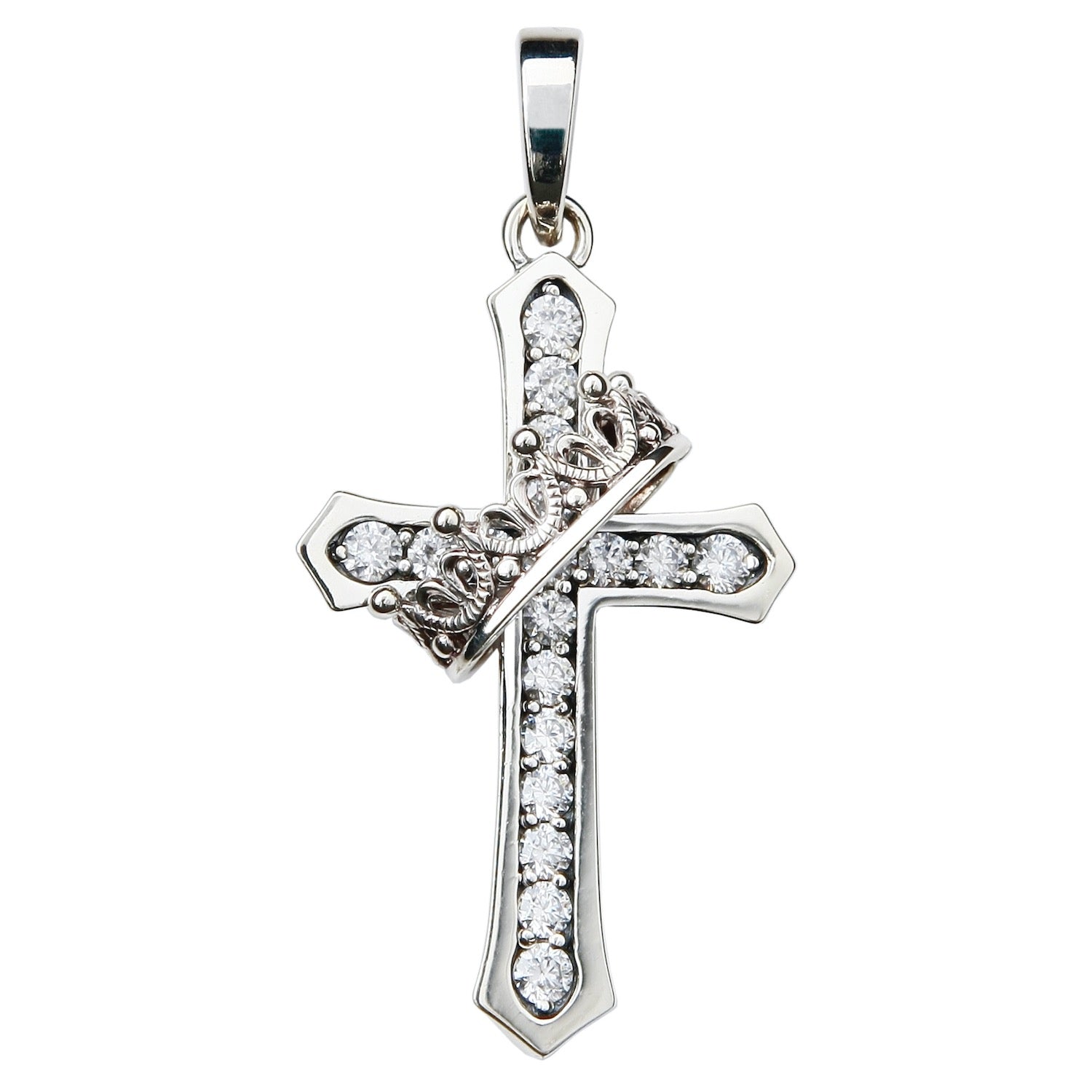 CROSS with CROWN/STONE ペンダント | ジャスティン デイビス（JUSTIN
