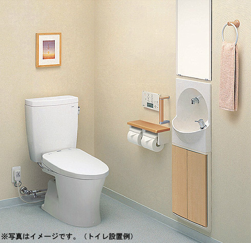 YSC46AX｜TOTO手洗器付トイレキャビネット[埋込式][オートストップ水栓