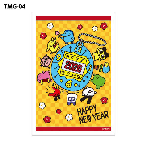 NEW] 2026 New Year's Postcards Tamagotchi Futaba Japan [Made in