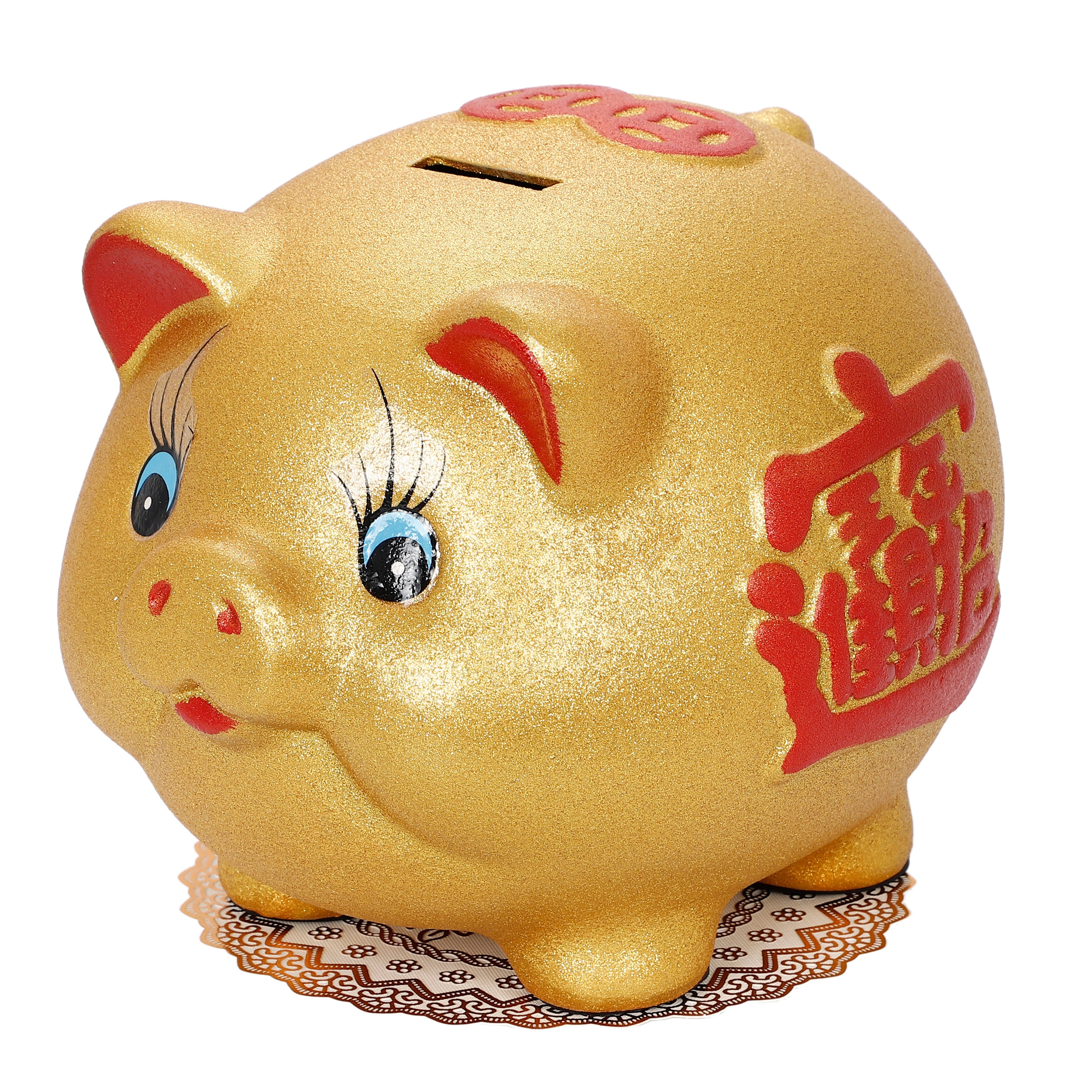 金豚貯金箱 レトロタイプ 【超特大サイズ】28センチ – 開運ロト