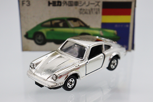 ミニカーショップ ケンボックス トミカ 青箱☆F3☆ポルシェ911S(銀