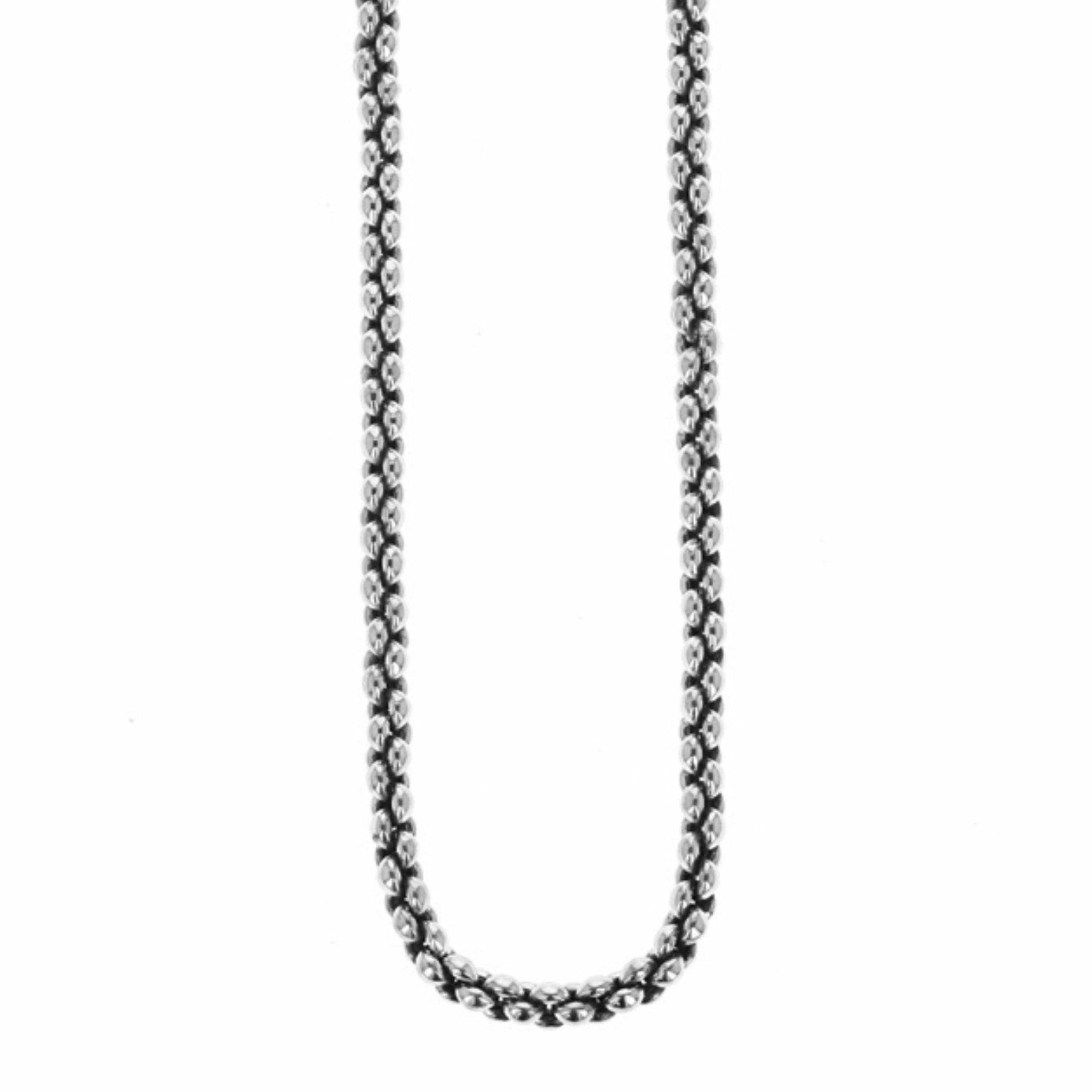 Sterling Silver Infinity Link Necklace – King Baby
