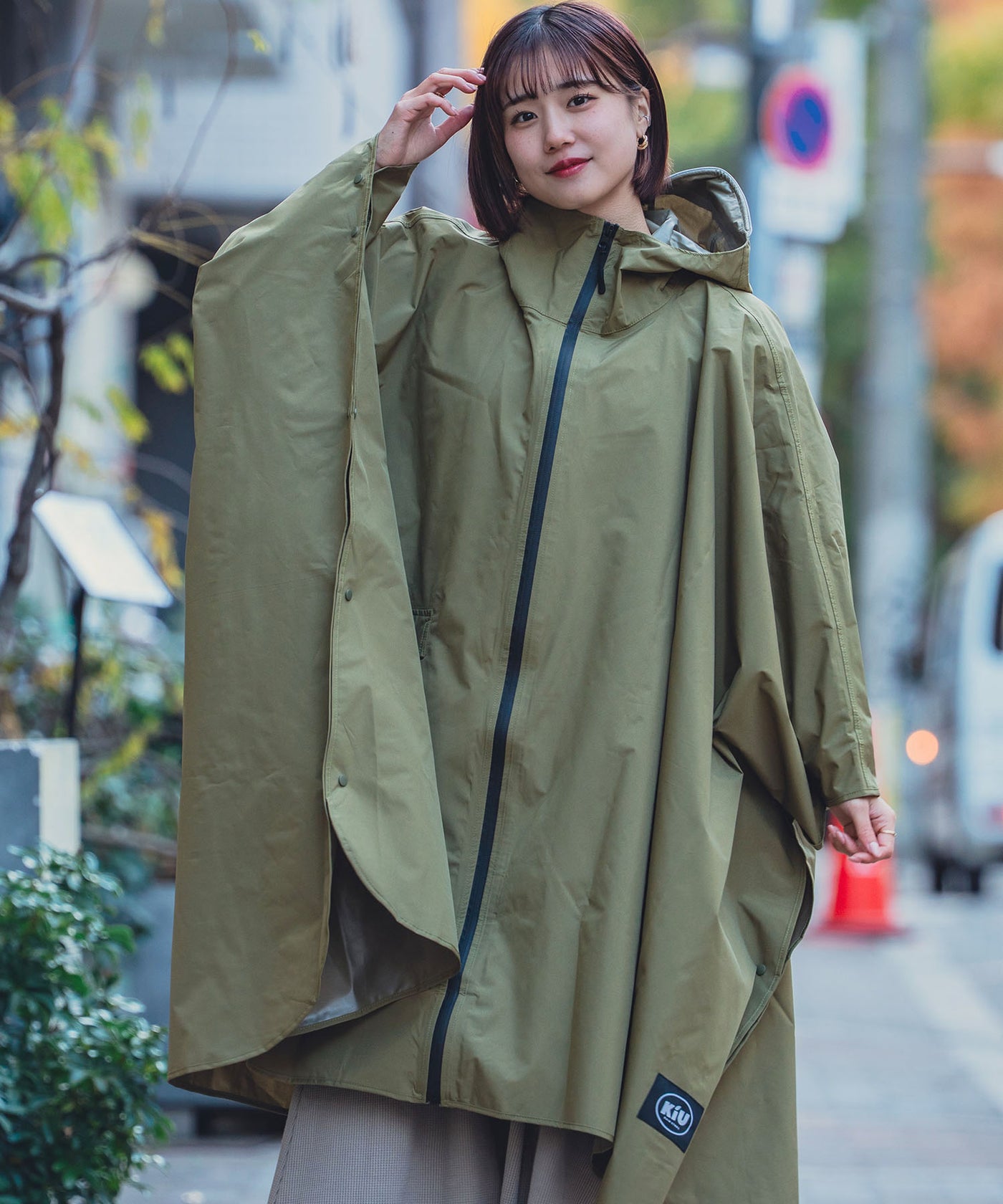 Chiurein poncho 2nd K405 – KiU公式オンラインショップ