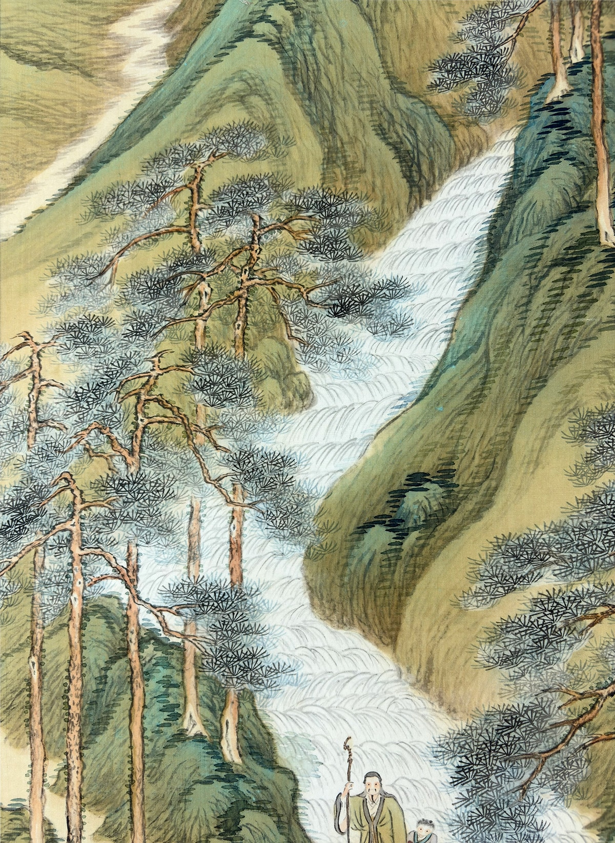 青緑山水｜新・古美術 高美堂（こうびどう）｜掛軸販売・通販・買取