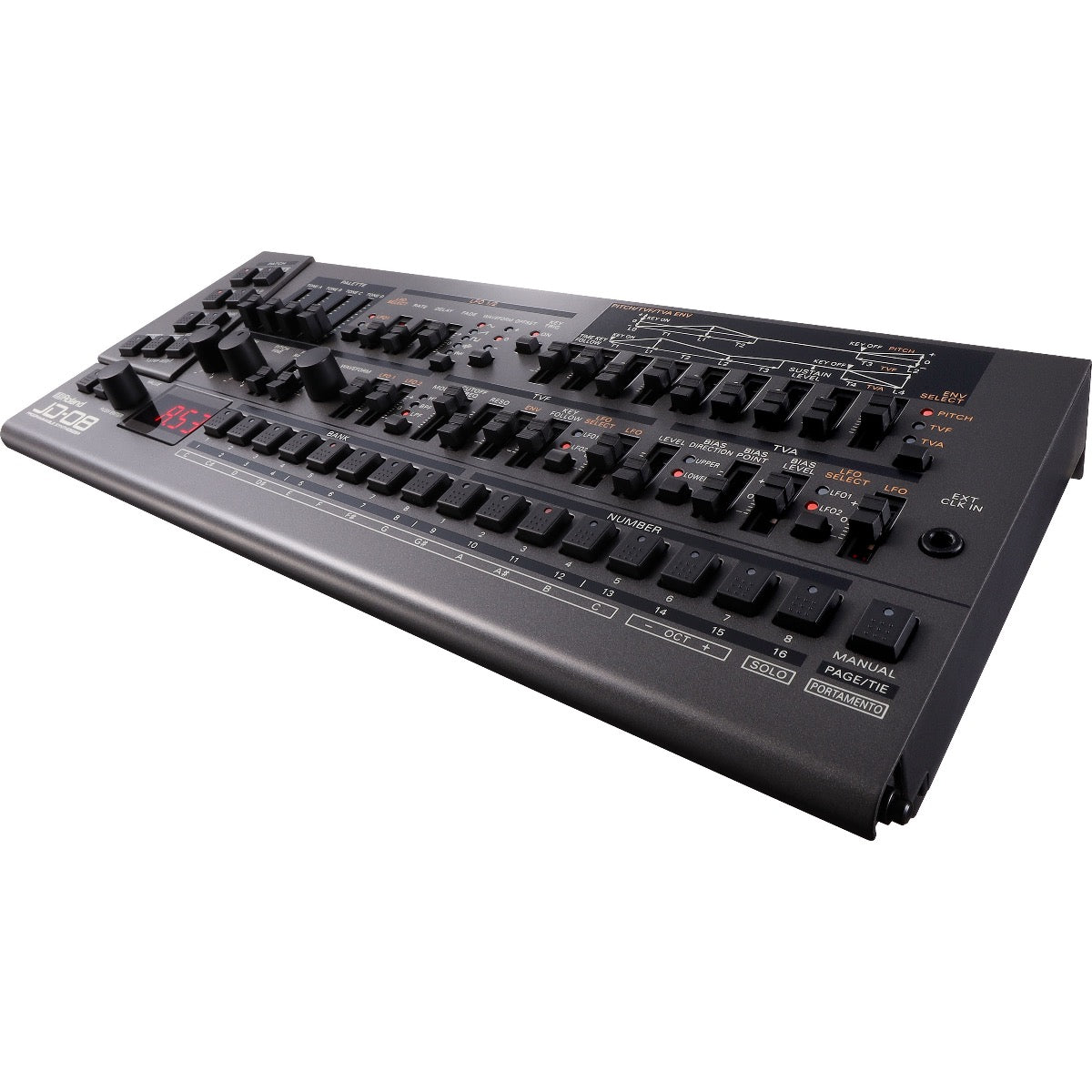 Roland Boutique JD-08 Synthesizer Module with DK-01 Boutique Dock