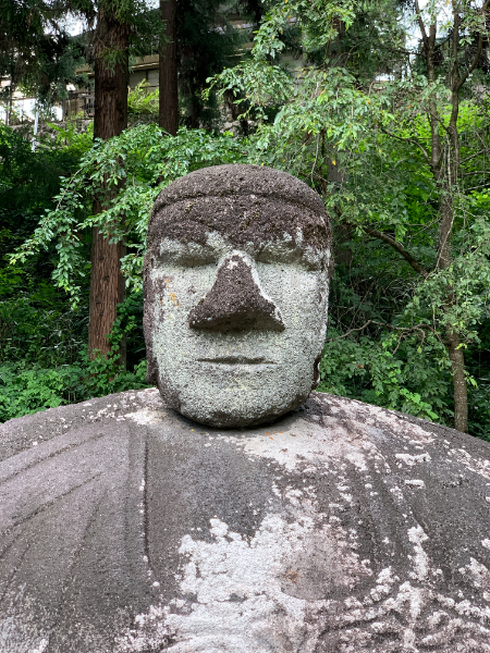 野仏 地蔵菩薩像 古い石仏 民衆仏 仏像 仏教美術 山梨県 高さ約45cm 野