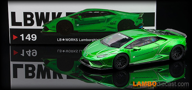 MiNiGT 149 LBWORKS ランボルギーニウラカン グリーン MINI GT 149 LB