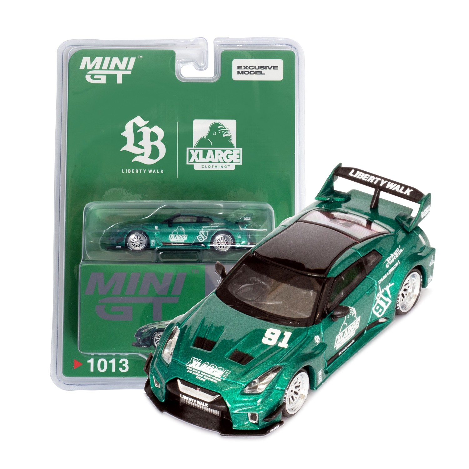 LIBERTY WALK×XLARGE MINIGT 1/64 Nissan LB-Silhouette WORKS GTR