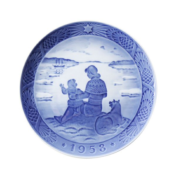 ロイヤルコペンハーゲン（Royal Copenhagen） イヤープレート 1938年