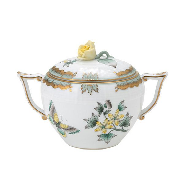 ヘレンド (HEREND) ミルフルール MF 00472-0-09 シュガーポット ローズ