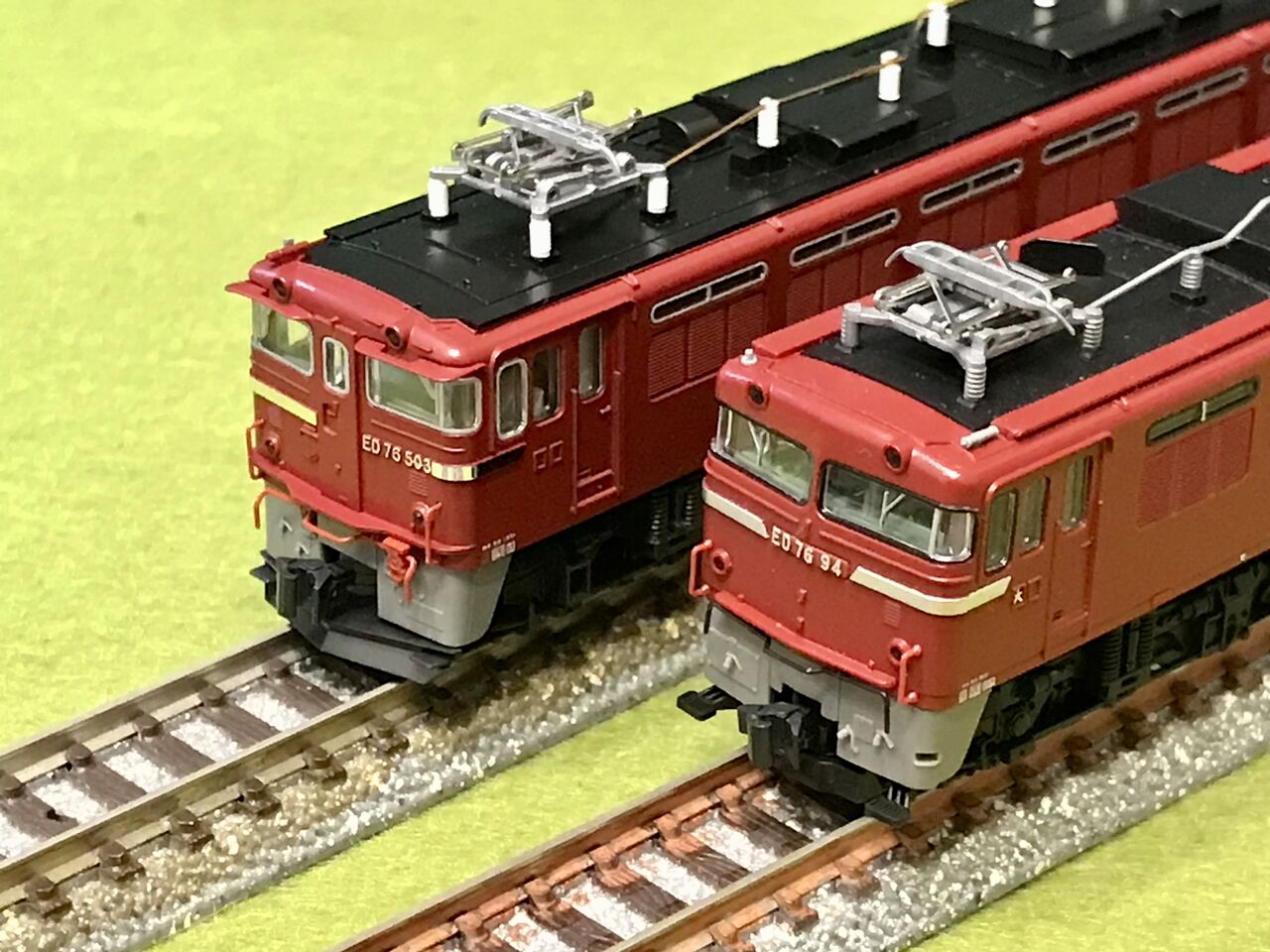 トミックスとKATOの「ED76形（500番台）」を並べてみました。 : エヌゲ