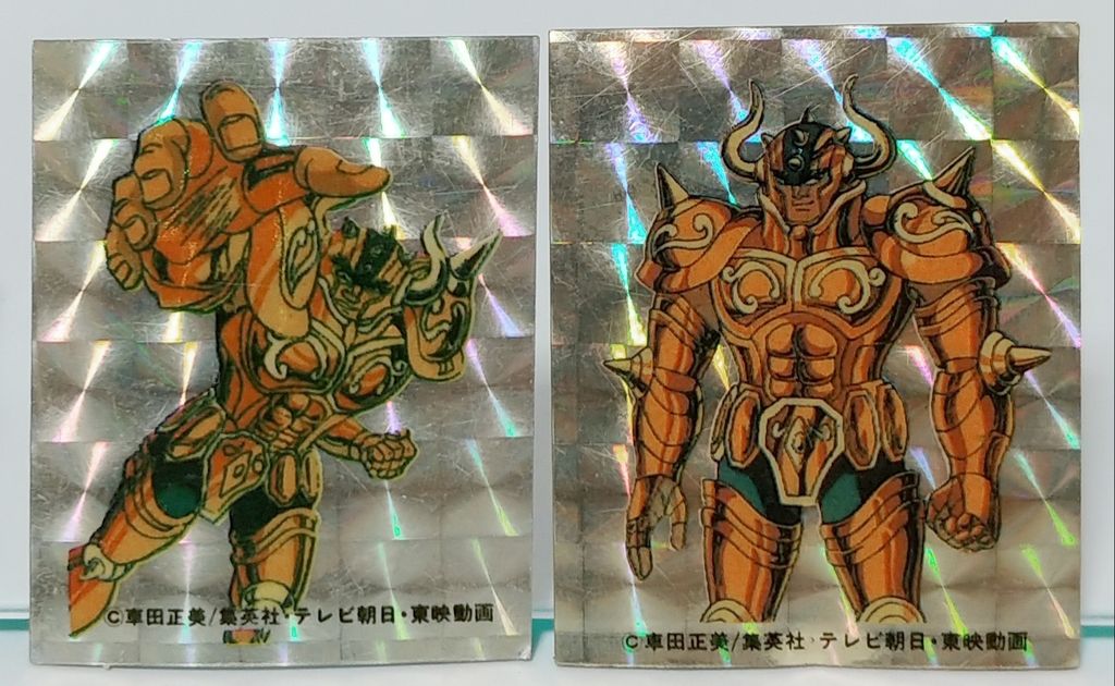 聖闘士星矢 マグネット ゆる～くデータベース1 プリズム ゴールド
