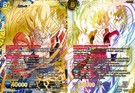 CRITICAL BLOW『BT22-140 SS Gogeta, Fusion Reborn』ゴッドレア