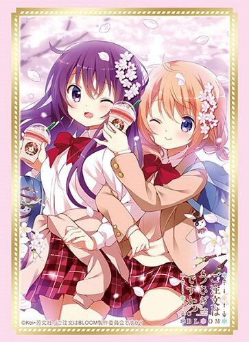 ごちうさ BLOOM リゼ＆ココア スリーブ 予約が始まっています : ヴァン