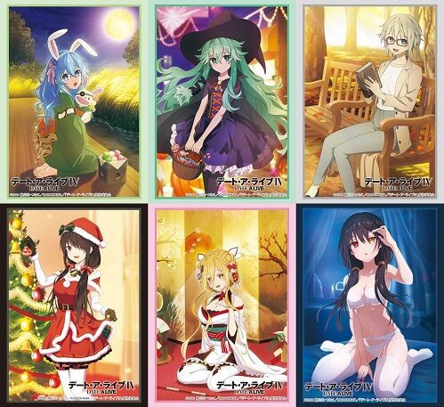 四糸乃、七罪、本条二亜、星宮六喰 スリーブ 予約が始まっています