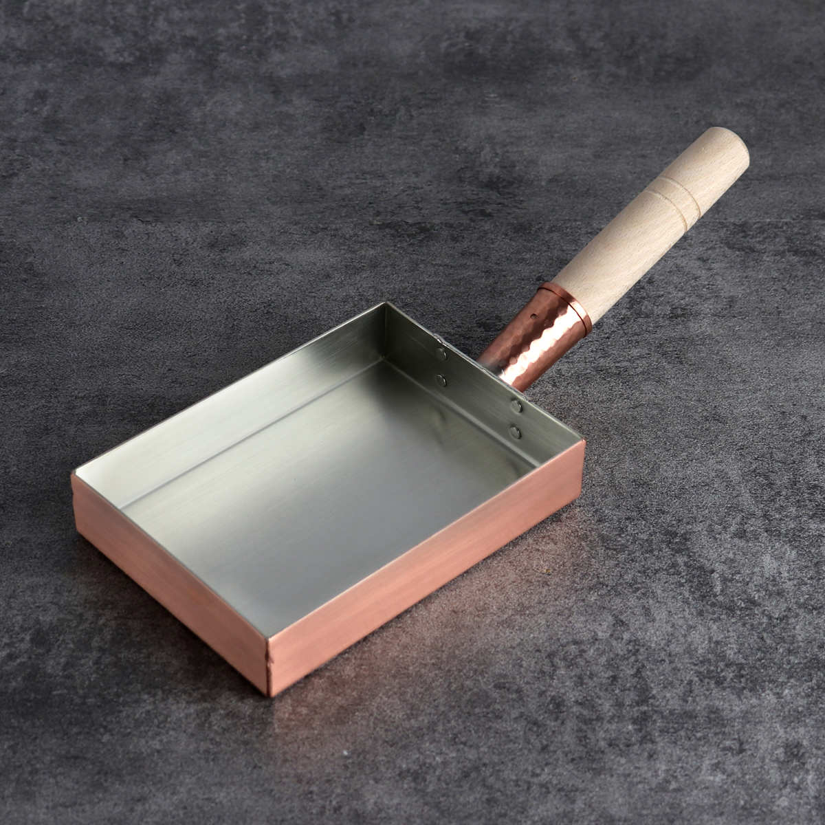 工房アイザワ 純銅 玉子焼き 関西型 12cm （ aizawa 日本製 ガス火専用
