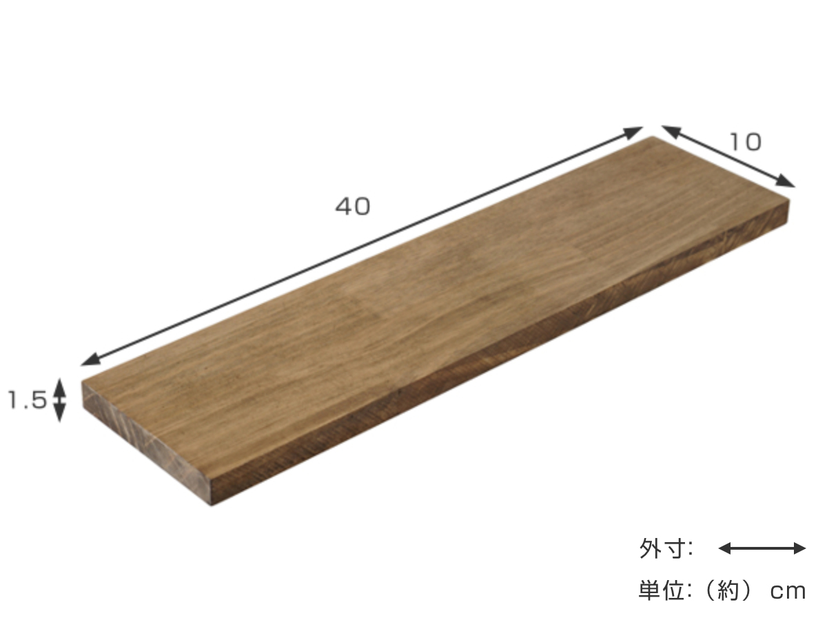 dショッピング |棚板 LABRICO ラブリコ パイン集成材 白 茶 幅40×奥行