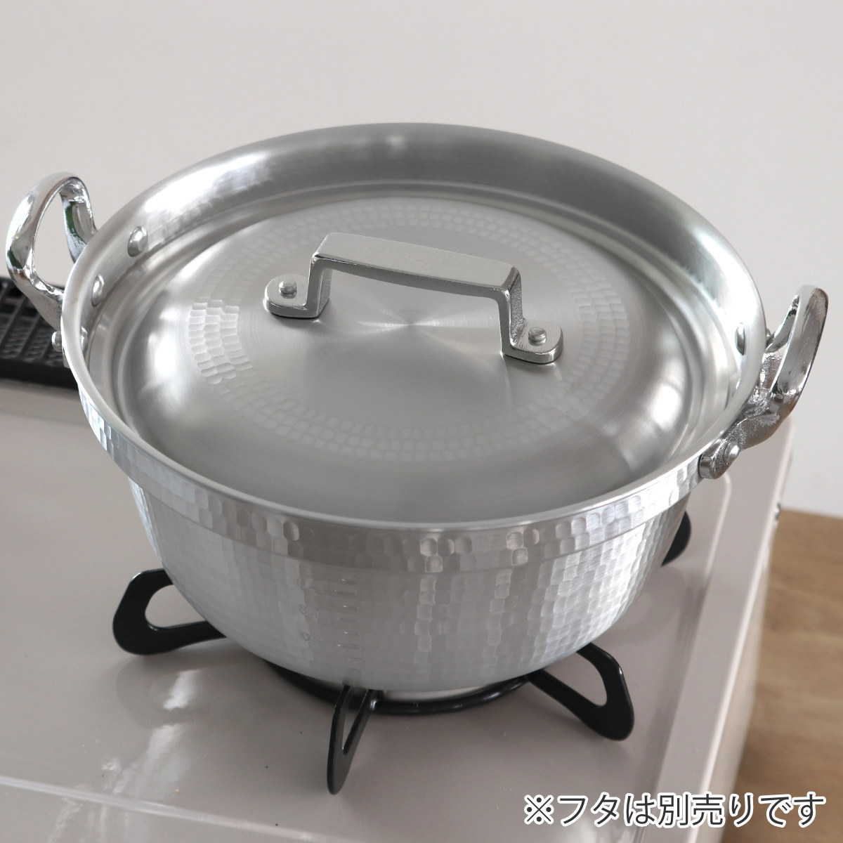 dショッピング |打出料理鍋 54cm ガス火専用 メモリ付き 中尾アルミ