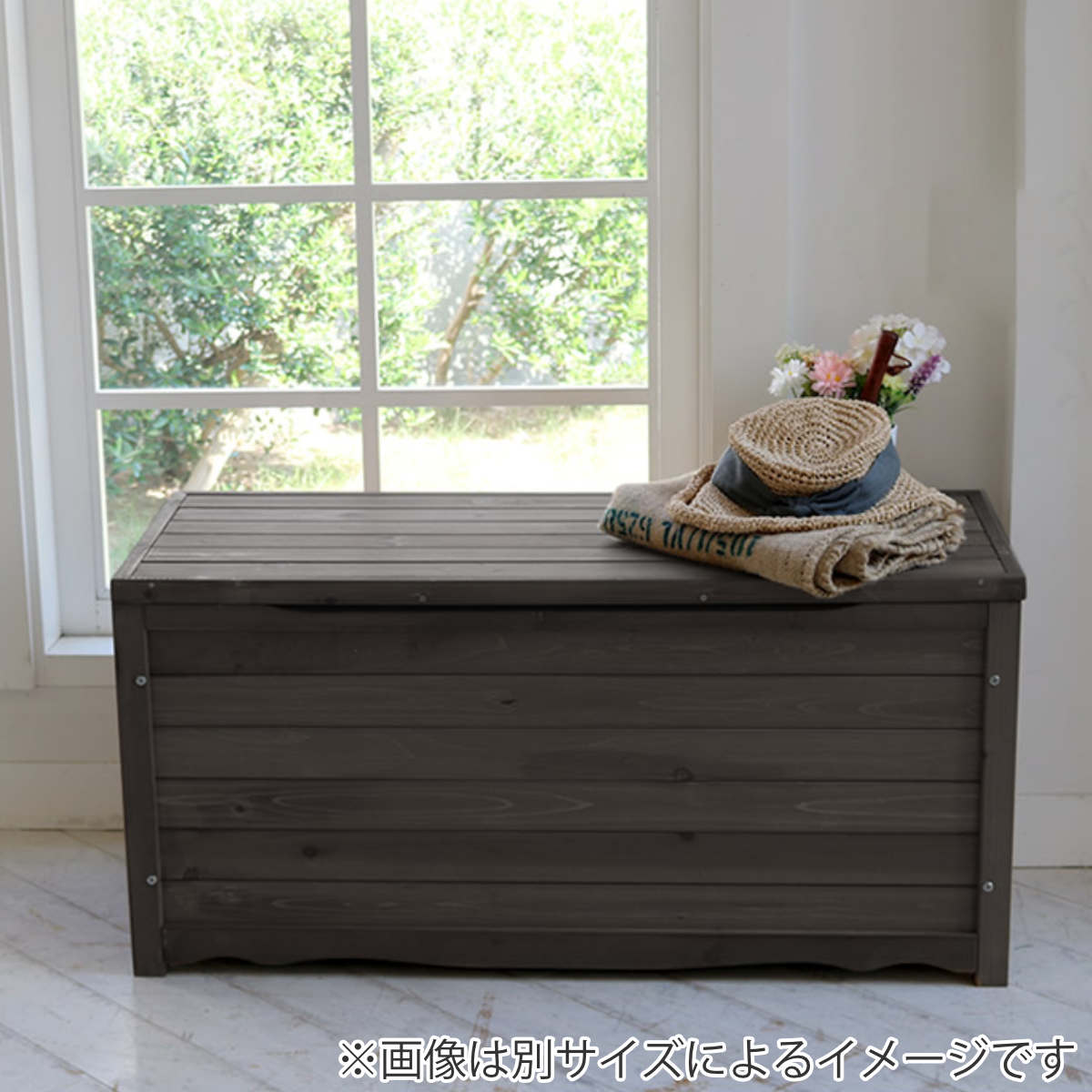dショッピング |ガーデンベンチ ボックスベンチ 幅90cm （ ベンチ 木製