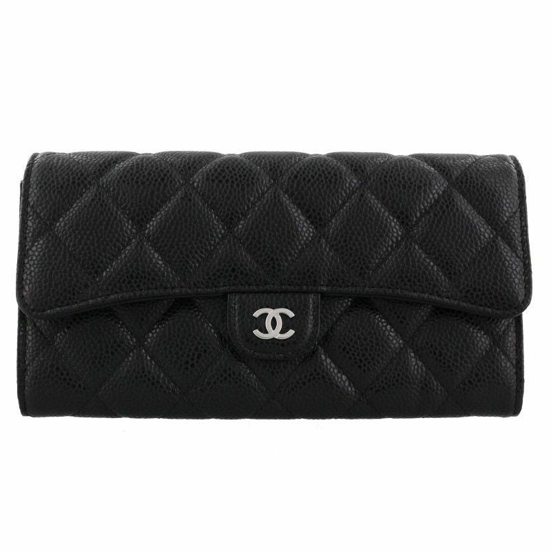 シャネル CHANEL 長財布 レディース ブラック AP0242 Y01864 C3906