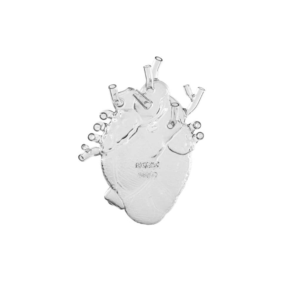 Amazon.co.jp: 花瓶 SELETTI LOVE IN BLOOM ガラスベース フラワー