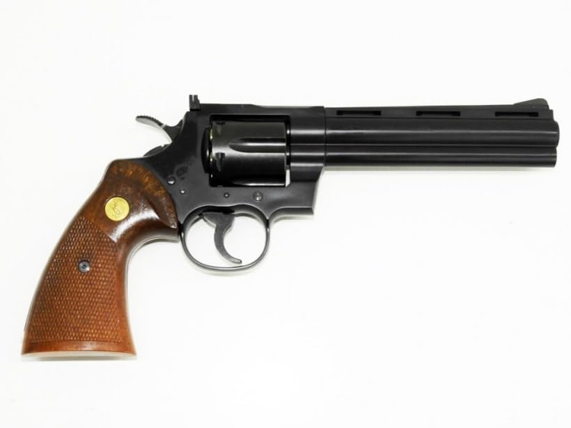 Amazon.co.jp: タナカ コルトパイソン 357マグナム 6インチ HW COLT