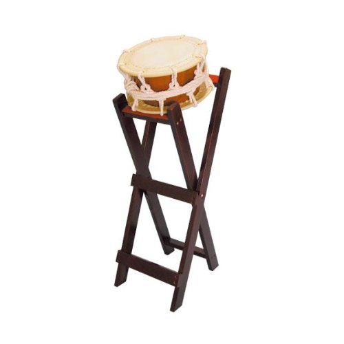 Amazon | 締太鼓30cm(ひも締め・くりぬき胴) 立台座セット | 太鼓