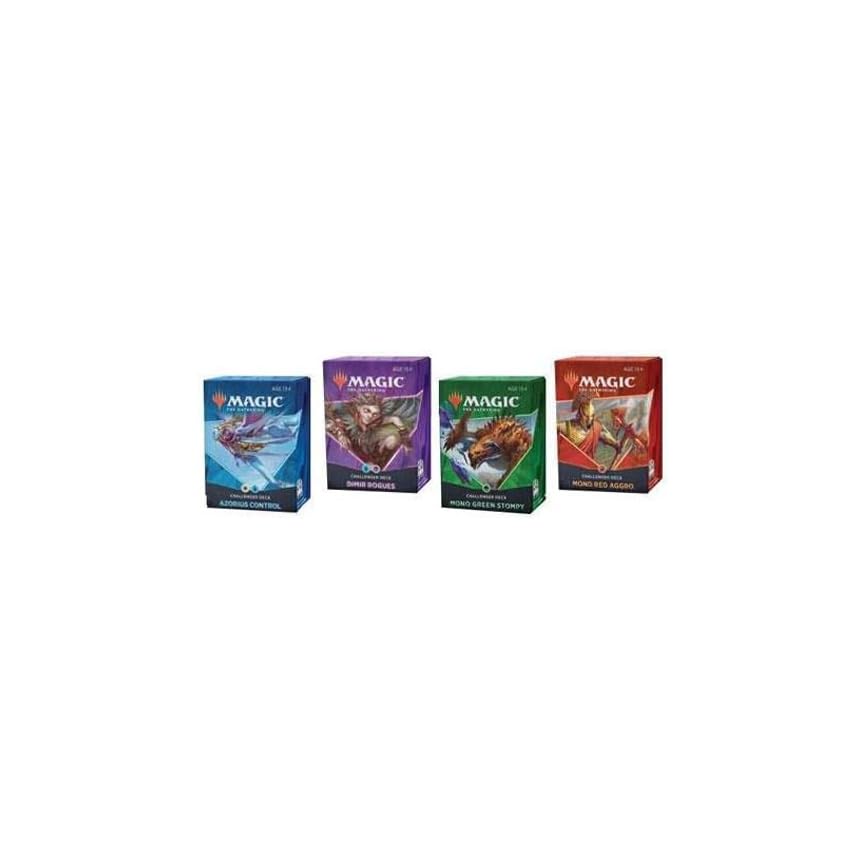 Amazon.co.jp: MTG マジックチャレンジャーデッキ 2021 全4組セット
