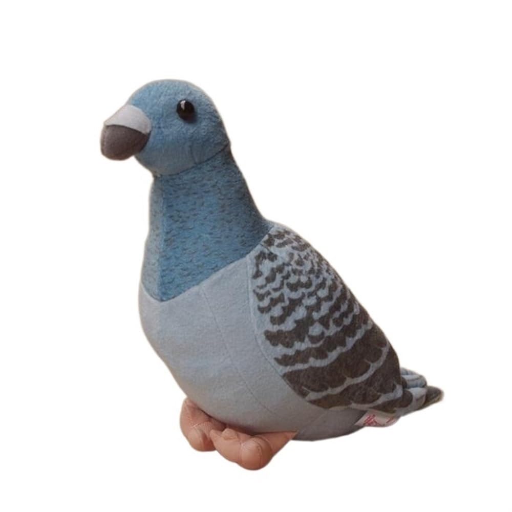 Amazon.co.jp: シミュレーション鳩ぬいぐるみかわいい鳥人形青い鳩人形