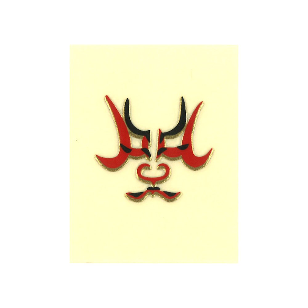 Amazon.co.jp: ジーアンドエス 蒔絵シール うつし金蒔絵 歌舞伎 隈取