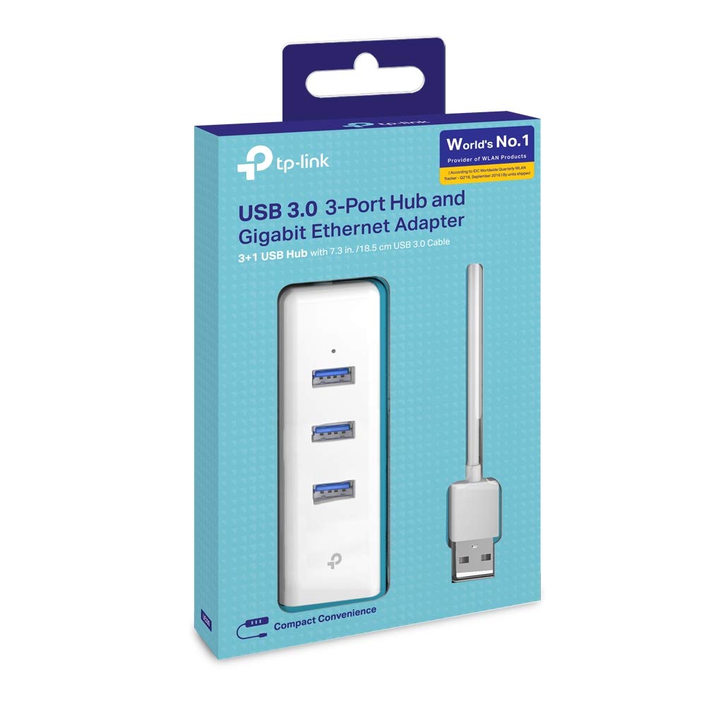 Amazon | TP-Link USB3.0対応 Giga 有線LANアダプタ + USB3.0 ハブ 3