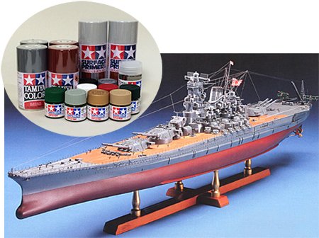 Amazon | ウッディジョー/木製戦艦模型 1/250戦艦大和＋塗料セット