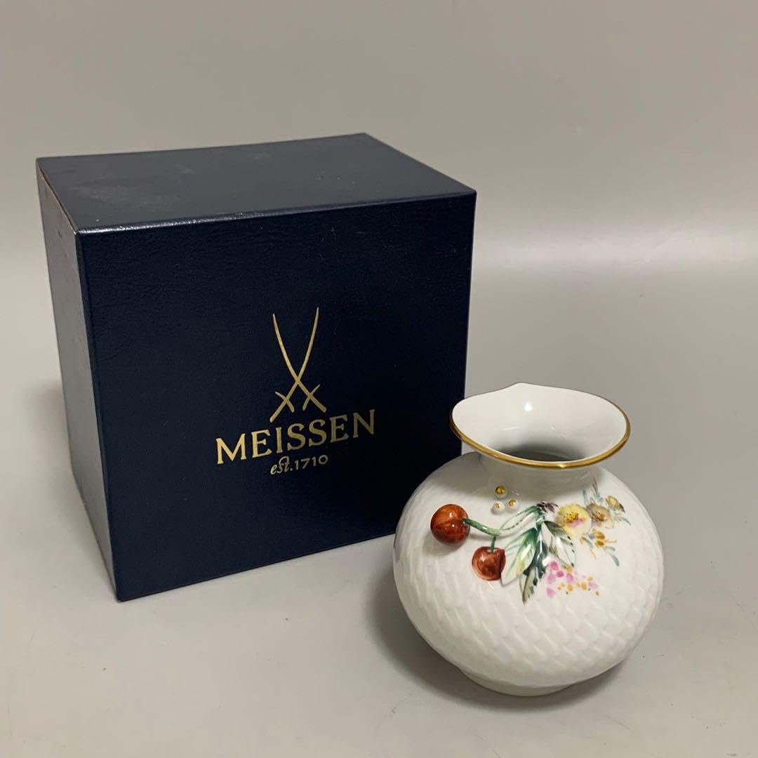 Amazon.co.jp: MEISSEN マイセン 波の戯れ 花瓶 フラワーベース